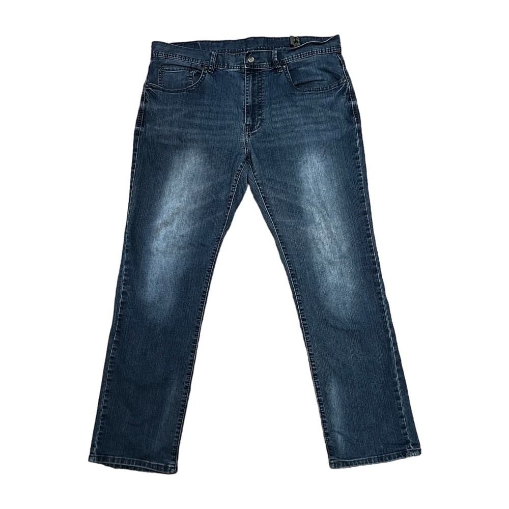 TK Axel Slim Straight Denim Blue Jeans Size 38 by 32